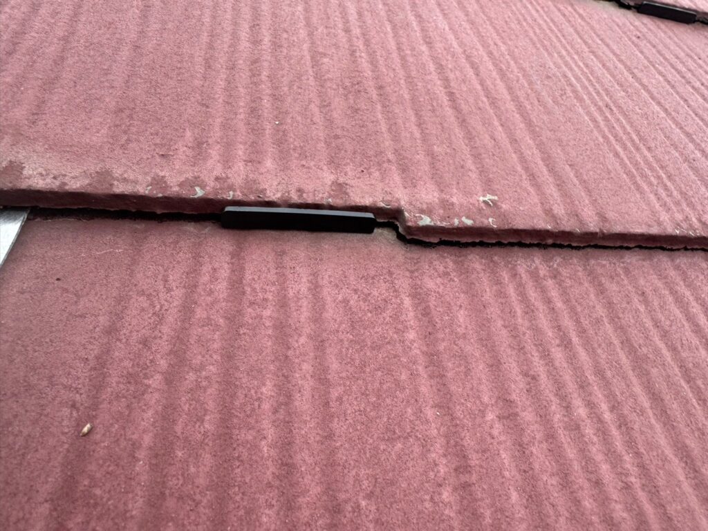 タスペーサー01取り付け（完了）<br />
（雨漏れ防止の為に必要な工程です。）